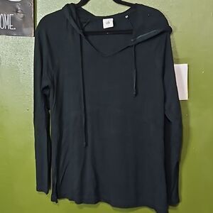 Cabi Fireside hoodie.  BLACK SZ SMALL
